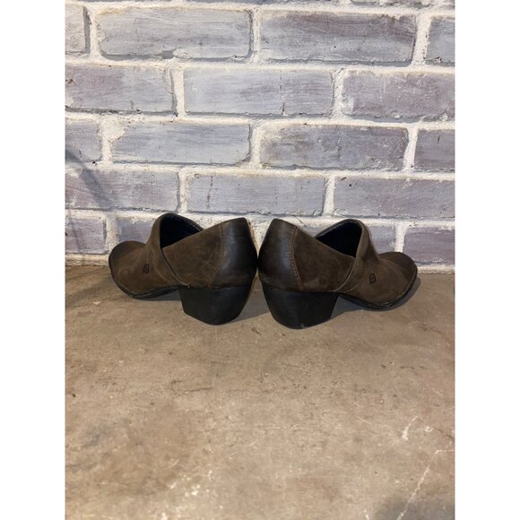 Ankle Boots Size 9 Womens Leather Western Clogs Heels Slip On Loafers Cowboy - Picture 12 of 16